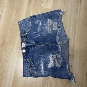 Signature Jean skirt